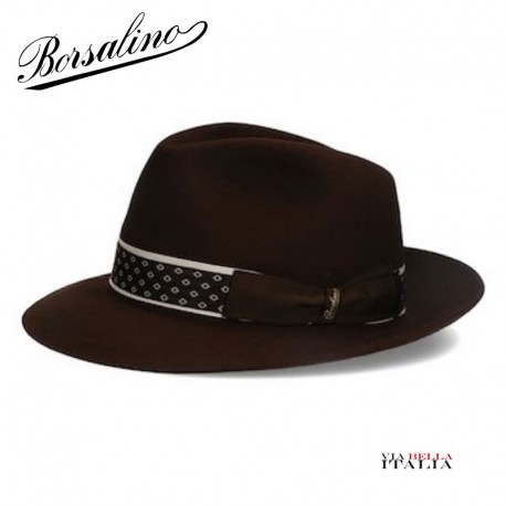 【Borsalino】ボrサリーノ Alessandria Patterned