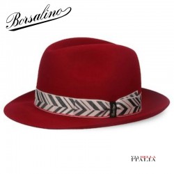 【Borsalino】Jacquard メディウムプリム