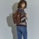 【PIQUADRO】Zaino piccolo in pelle Blue Square