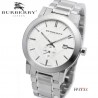 【BURBERRY】BU9900 The City Seconds Sub-dial Check Silver Tone 42mm