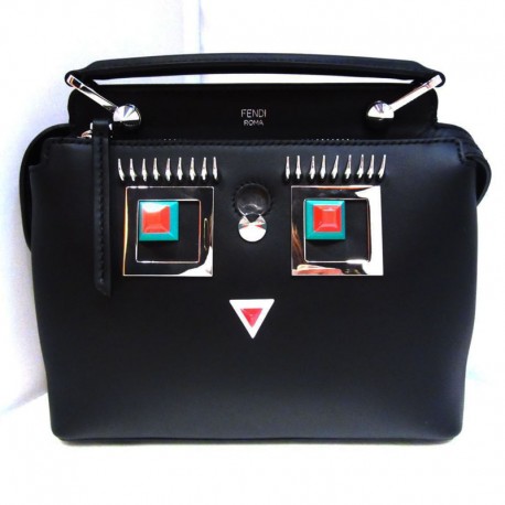 【FENDI】Kan I leather cross-body bag