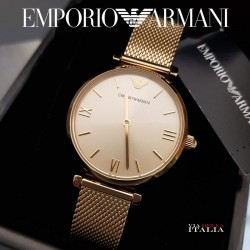 【EMPORIO ARMANII】Gianni T-Bar レディース腕時計 32mm