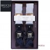 BRUCLE - BRETELLE UOMO HAND MADE IN ITALY GRIGIO PERLA