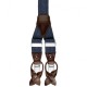 BRUCLE - BRETELLE UOMO FORMALI SETA HAND MADE IN ITALY