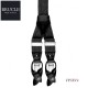 BRUCLE - BRETELLE UOMO HAND MADE IN ITALY JEANS NERO