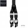 BRUCLE - BRETELLE UOMO HAND MADE IN ITALY JEANS NERO