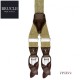 BRUCLE - BRETELLE UOMO HAND MADE IN ITALY JEANS BEIGE