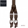 BRUCLE - BRETELLE UOMO HAND MADE IN ITALY JEANS MARRONE