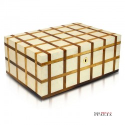 FORZIERI Scatola Portaorologi in Legno Intarsiato