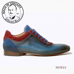 【Maledetti Toscani】CAMICIA BOTTONI TESSUTO E PELLE