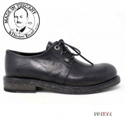 【Maledetti Toscani】CAMICIA BOTTONI TESSUTO E PELLE