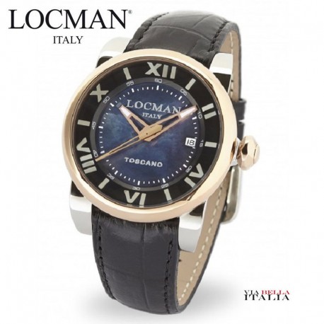 イタリア発【LOCMAN】TOSCANO オートマッチック 裏蓋シースルー