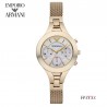 【EMPORIO ARMANII】AR7390 Ladies gold plated Chronograph Chiara L.