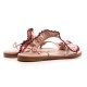【RED V】"HOBO" LEATHER BAG WITH RUCHES
