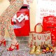 【RED V】"HOBO" LEATHER BAG WITH RUCHES