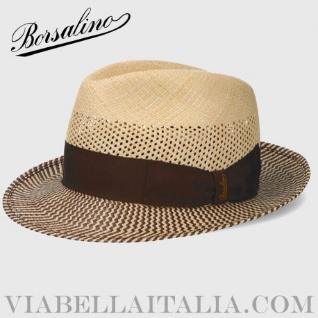 【Borsalino】Treccia Canapa ミディウムプリム