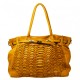 【MARNI】 BORSA TRUNK IN PELLE SPAZZOLATA TRICOLORE
