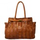 【MARNI】 BORSA TRUNK IN PELLE SPAZZOLATA TRICOLORE