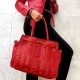 【MARNI】 BORSA TRUNK IN PELLE SPAZZOLATA TRICOLORE