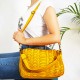 【MARNI】 TRUNK サフィアーノトリコロールバック