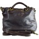 【MARNI】 BORSA TRUNK IN PELLE SPAZZOLATA TRICOLORE