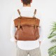 【MARNI】 BORSA TRUNK IN PELLE SPAZZOLATA TRICOLORE