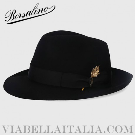 BORSALINO - Treccia Canapa Tesa Media