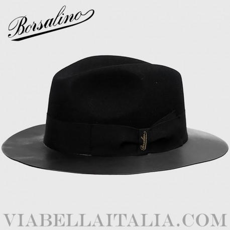 【Borsalino】Treccia Canapa ミディウムプリム