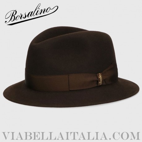 BORSALINO - Treccia Canapa Tesa Media