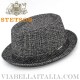 BORSALINO - Treccia Canapa Tesa Media
