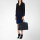 SERAPIAN MILANO - BORSA A MANO LUNA IN PELLE RUGIADA