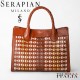 SERAPIAN MILANO - BORSA SHOPPING LORELEI PICCOLA IN MOSAICO