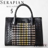 SERAPIAN MILANO - BORSA SHOPPING LORELEI PICCOLA IN MOSAICO