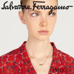 SALVATORE FERRAGAMO -VARA BOW PENDANT 