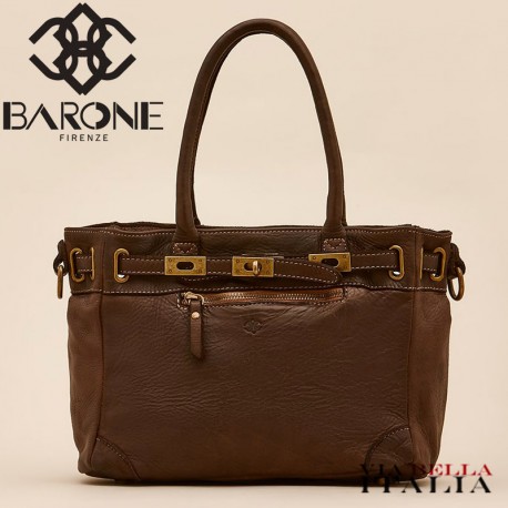 【BARONE FIRENZE】リボルノ レザーバック