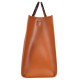 FENDI - LARGE SUNSHINE LEATHER LOGO SHOPPING BAG