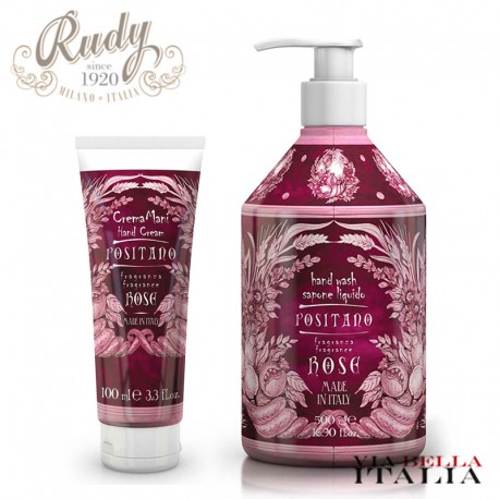 【Rudy Profumi】POSITANO ROSE - KIT HAND CARE