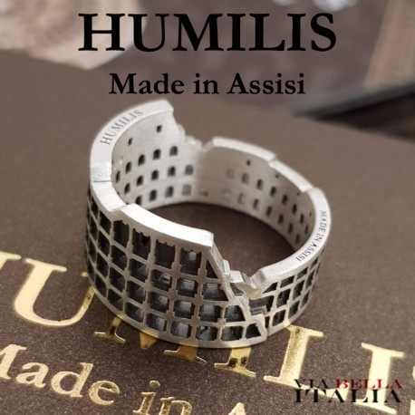 HUMILIS STERLING SILVER ITER ROME COLOSSEUM RING