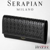 SERAPIAN MILANO - CONTINENTAL WALLET IN MOSAICO