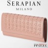 SERAPIAN MILANO - CONTINENTAL WALLET IN MOSAICO