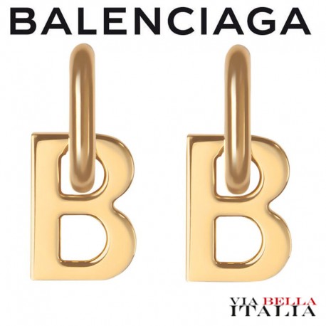 Balenciaga Gold B Chain Flex Earring  SSENSE