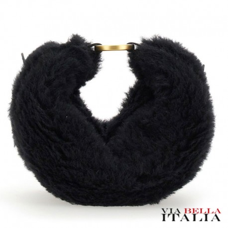 MAX MARA RUNWAY- POCHETTE DA POLSO IN TESSUTO TEDDY