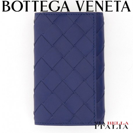 【BOTTEGA VENETA】LEATHER CASSETTE BAG WITH WOVEN PATTERN