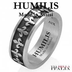 HUMILIS ANELLO ITER ROMA COLOSSEO IN ARGENTO