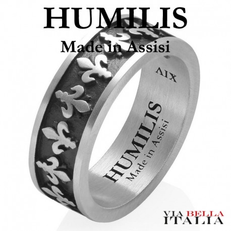 HUMILIS ANELLO ITER ROMA COLOSSEO IN ARGENTO