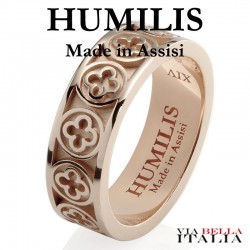 HUMILIS ANELLO ITER ROMA COLOSSEO IN ARGENTO
