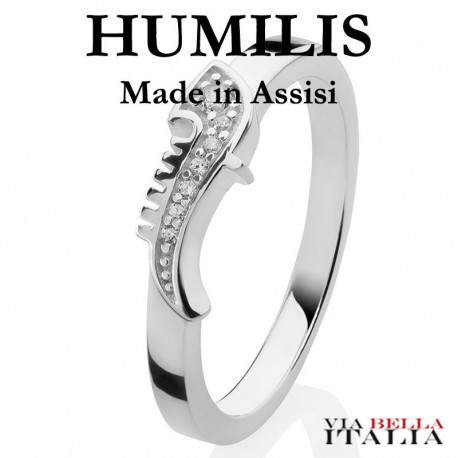 HUMILIS STERLING SILVER ITER ROME COLOSSEUM RING