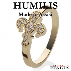 HUMILIS ANELLO ITER ROMA COLOSSEO IN ARGENTO