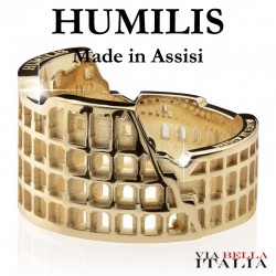HUMILIS STERLING SILVER ITER ROME COLOSSEUM RING