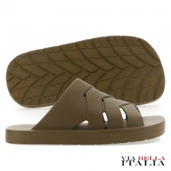 【BOTTEGA VENETA】SANDALO SLIP-ON IN GOMMA